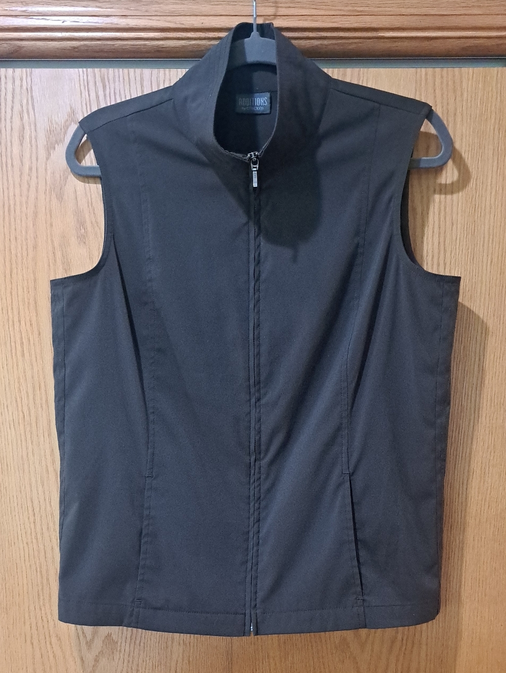 Chico's Gray Zip-Front Vest